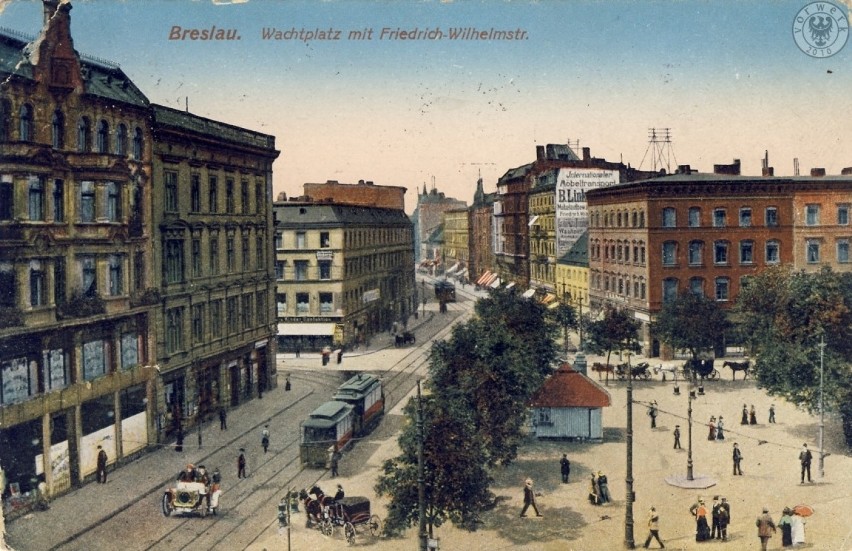 Lata 1900-1925. Ulica Legnicka widziana od strony pl....