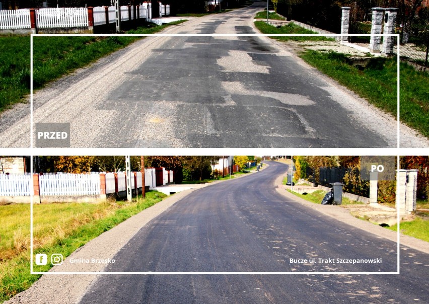 Centralna ulica w Buczu doczekała się nowego asfaltu, prace...