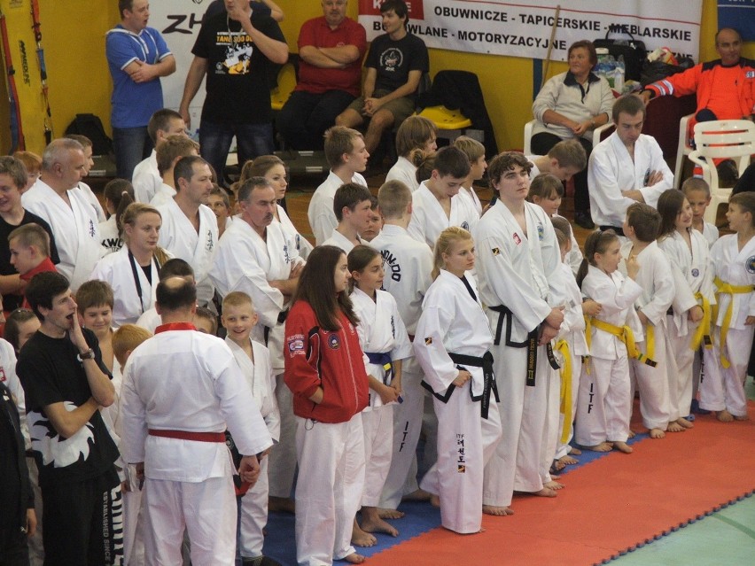 Drużyna Dęblińskiej szkoły Taekwon-do