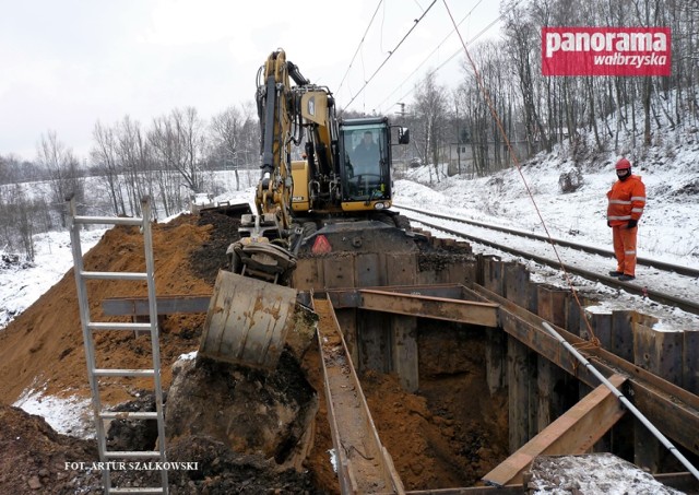 Budowa przystanku kolejowego Wałbrzych Centrum