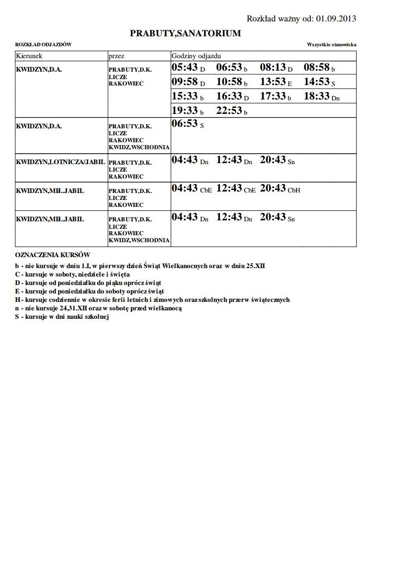 Rozkład jazdy PKS Kwidzyn: Sprawdź, jak kursują autobusy linii Prabuty-Kwidzyn-Prabuty