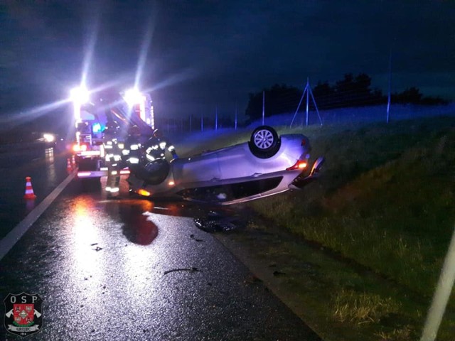 Wypadek na A4 w powiecie chrzanowskim, 26 maja 2020r.