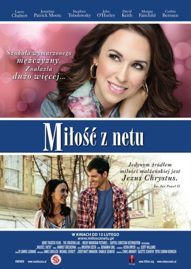 "Miłość z netu"

Gwyneth Hayden (Lacey Chabert) jest trzydziestokilkuletnią szefową marketingu u szczytu kariery. Ma szafę pełną najlepszych ciuchów, wymarzone mieszkanie i wspaniałych przyjaciół. 
Brakuje jej tylko ukochanego mężczyzny. Randka internetowa wydaje się sposobem na samotność. Jednak Gwyneth ucieka się do kłamstwa. Jej wybranek dowiaduje się o tym.