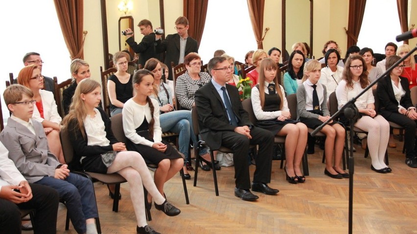 Prezydent Piły spotkał się z najlepszymi uczniami pilskich szkół