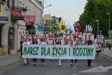 Częstochowa: Marsz dla życia i rodziny. Kilka tysięcy osób przeszło aleją NMP [ZDJĘCIA]