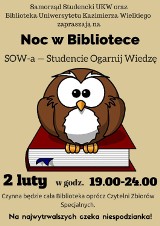 Studencie, ogarnij wiedzę - Noc w Bibliotece UKW! 