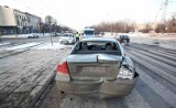 Wypadek na skrzyżowaniu Rzgowska/Dachowa