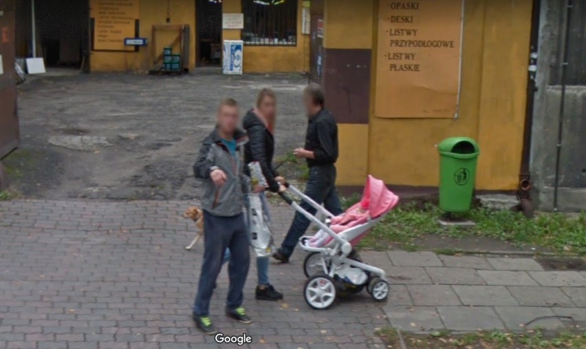 Mieszkańcy Chorzowa na zdjęciach z Google Street View