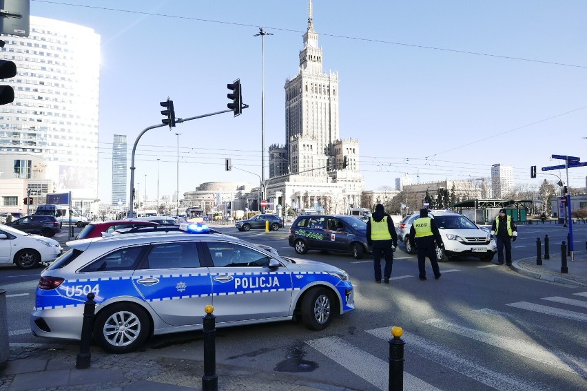 Paraliż centrum Warszawy. Ogromne utrudnienia spowodowała wizyta wiceprezydent USA Kamali Harris