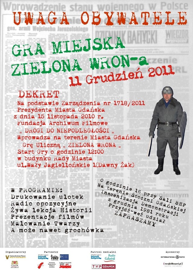 Gra miejska. Stan wojenny w Gdańsku