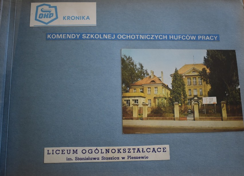 Z kroniki szkolnej - Ochotnicze Hufce Pracy Liceum Ogólnokształcące im. St. Staszica - lata 80.