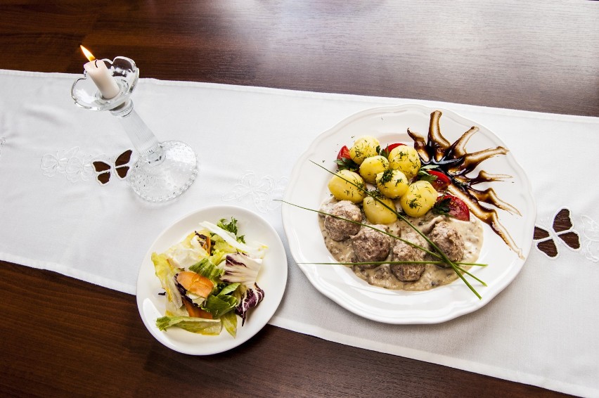 Nasze Dobre Łódzkie 2015: Pulpety wieprzowe w sosie kurkowym, Restauracji Pierogarnia Palce Lizać
