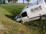 Wypadek koło Gnojewa z udziałem trzech samochodów. Jedna osoba ranna