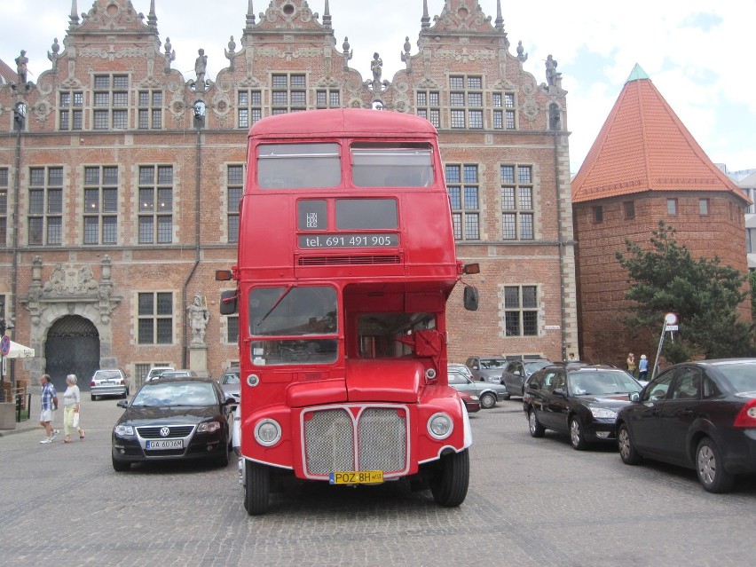 Londyński bus na Targu Węglowym. Czy będzie jeździł po Gdańsku?