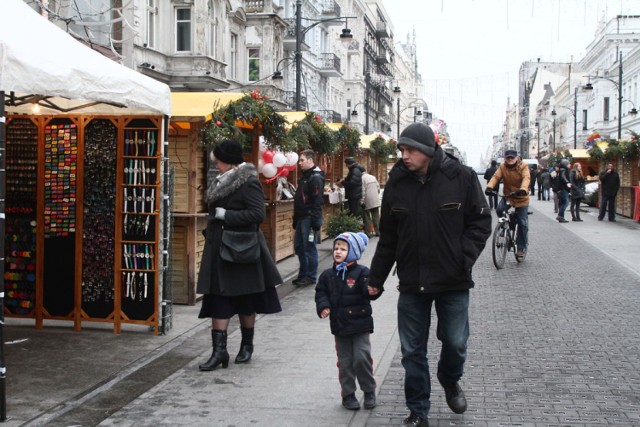 Jarmark Bożonarodzeniowy 2014 na Piotrkowskiej