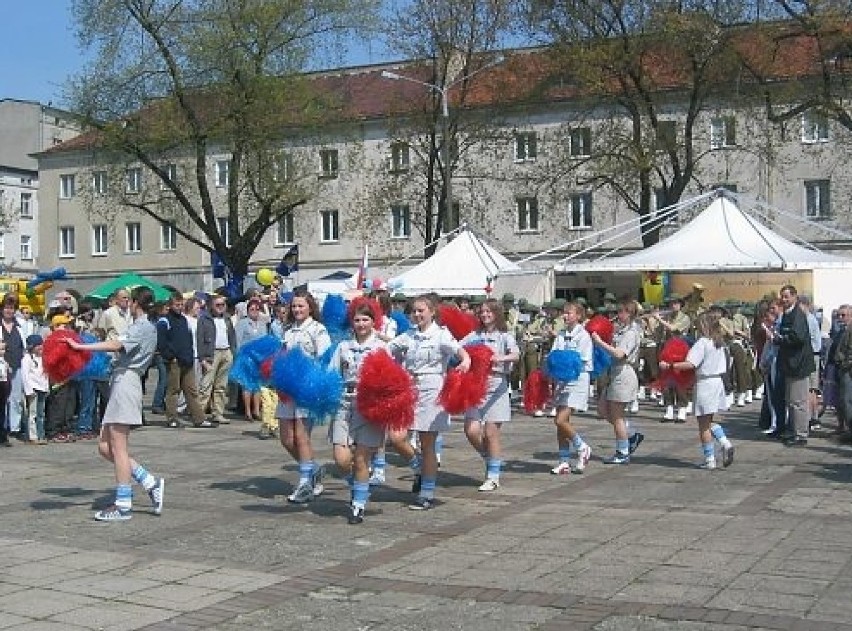 Euromajówka 1 maja 2004 r. Poddębice Łódź