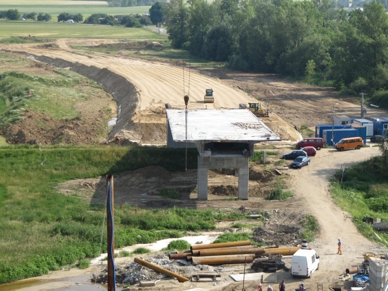 Zdjęcia z budowy mostu Radoszyce - Ciechanów