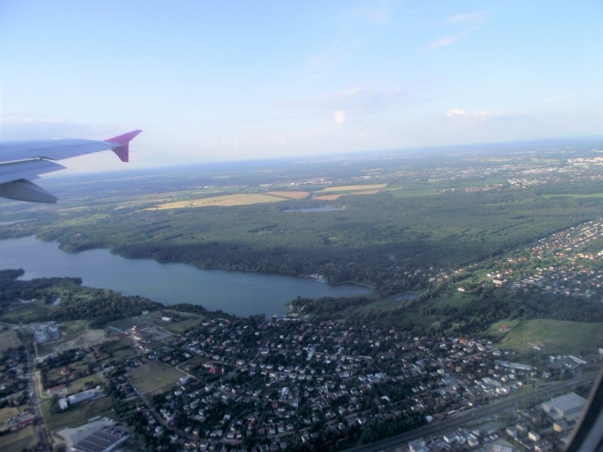 Z lotu ptaka. Podniebny lot z Poznań - Ławica do Sandefjord -Torp (Oslo-Torp)  [ZDJĘCIA]                     