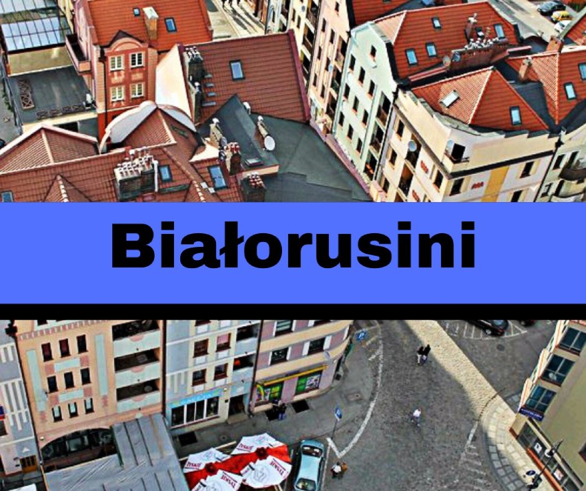 Białorusini...