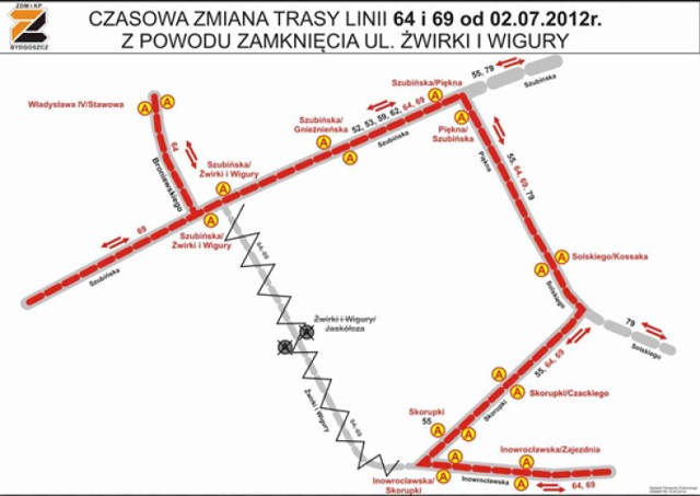 Od dzisiaj obowiązuje nowy rozkład jazdy dla autobusów linii 64 ...