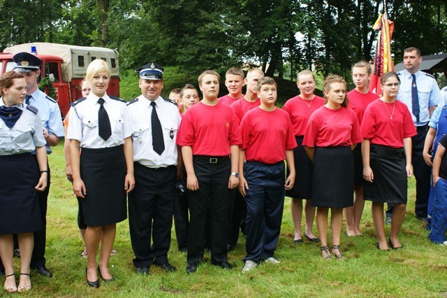 Zbigniew Serbiak - wymiana polsko - niemiecka OSP Czermin gościła 13 strażaków z gminy Steinhofel