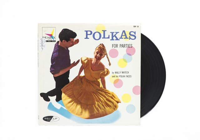 Płyta gramofonowa "Polkas for Parties", Wally Mattek, 1957.