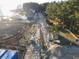 Trwa remont ulicy w Uzdrowisku Dąbki za około 5 milionów zł ZDJĘCIA