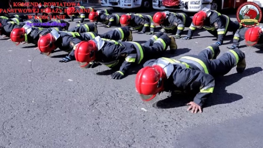 KOŚCIAN. Strażacy z komendy powiatowej podjęli wyzwanie...