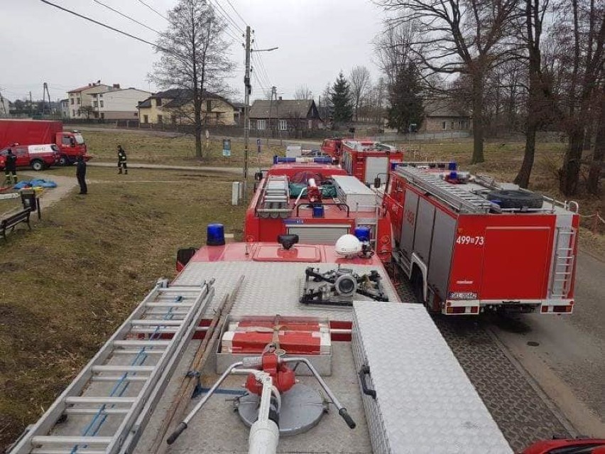 Ćwiczenia strażaków Kłobuck