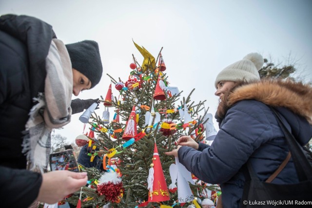 Udekorowane choinki w konkursie, jaki został zorganizowany w Radomiu, już zostały rozdane.