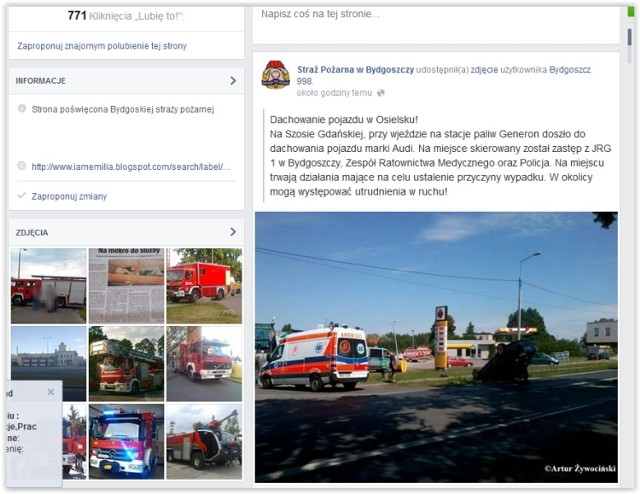 Wypadek w Osielsku