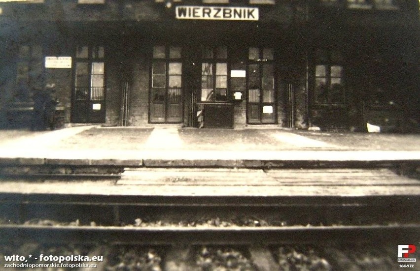 Dworzec kolejowy Wierzbnik w roku 1939. Obecnie Starachowice...