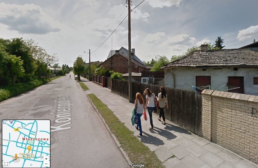 Mamy Cię! Upolowani przez pojazd z logo Google na ulicach Włoszczowy. Może to Ty jesteś na którymś zdjęciu? (NOWE FOTO)