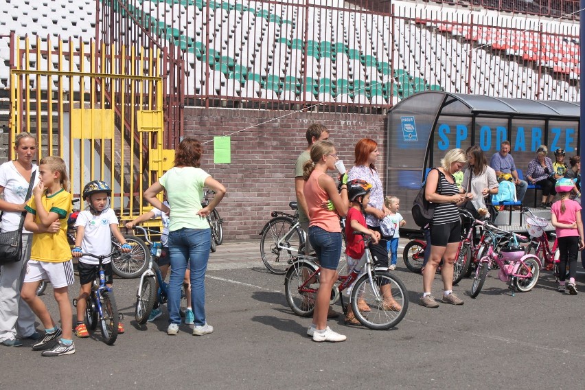 Złota Szprycha: Zawody rowerowe dla dzieci na Stadionie ZDJĘCIA