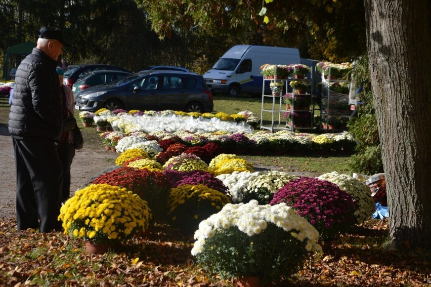 Mnóstwo ludzi na cmentarzu w Końskich w niedzielę, 29 października. Trwają ostatnie przygotowania do Wszystkich Świętych 2023