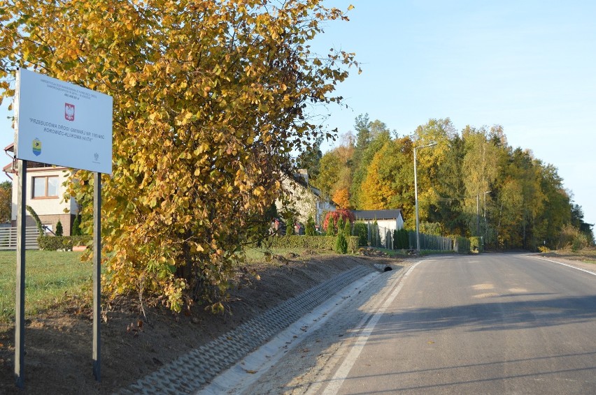 Droga z Borowca do Klukowej Huty przebudowana za niewiele ponad 1,3 mln zł