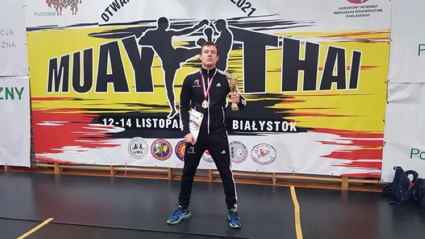 Patryk Ruta Rutkowski z Szamocina zdobył Puchar Polski Muay Thai