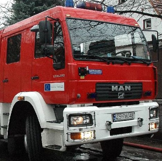 Przy ulicy Stołczyńskiej w Skolwinie wybuchł pożar w mieszkaniu.