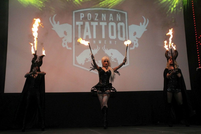 Pokaz był jednym z finałowych akcentów Poznań Tattoo Konwent...