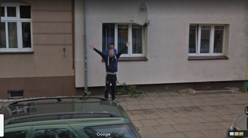 Lęborczanie w kamerze samochodu Google Street View 