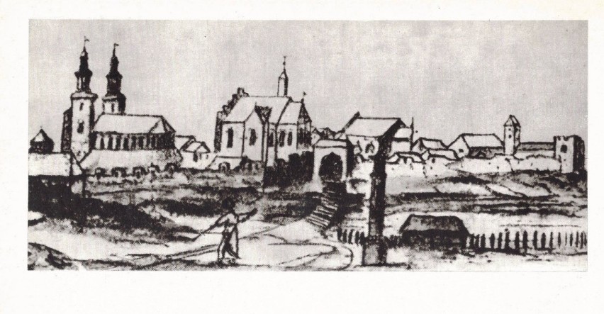 J.R Storn, 1661 r. Rycina. Miasto od strony południowej,...