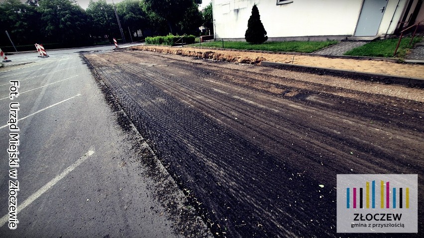 Przebudowa historycznego centrum Złoczewa. Prace idą pełną parą. Zobacz postępy prowadzonych robót ZDJĘCIA