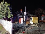 Pożar domu w Marianowie. W akcji dziewięć jednostek straży pożarnej