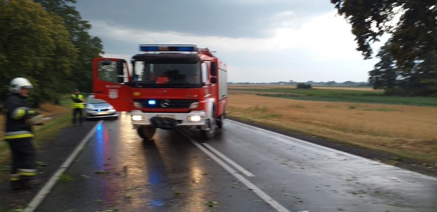 Gwałtowna ulewa przeszła nad powiatem sieradzkim. Straż interweniowała 42 razy. Najbardziej ucierpiały gminy... (zdjęcia)