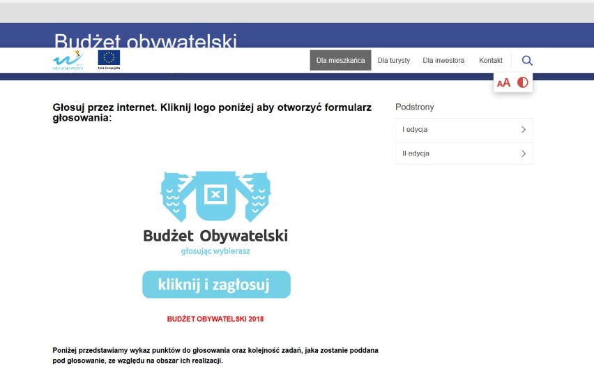 Budżet Obywatelski Gmina Władysławowo (2018)