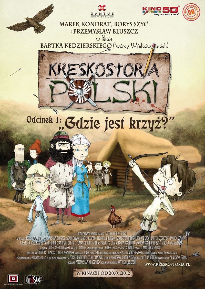 Premiera Kreskostorii Polski już 20 stycznia w bielskim kinie 5D Extreme