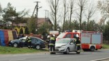 Wypadek na DK91 w Ignacowie. Opel uderzył w nieoznakowany radiowóz