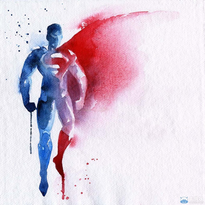 Superbohaterowie z serii obrazów "Colour Up Your Life"
