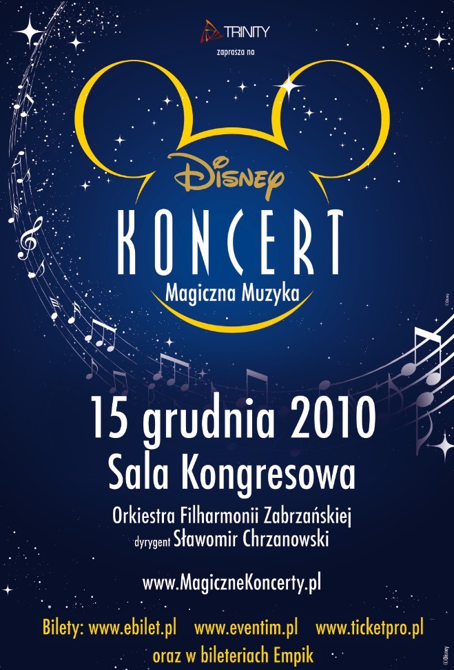 Wygraj zaproszenie na Disney Koncert: Magiczna Muzyka KONKURS ZAKOŃCZONY