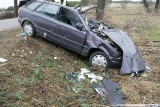 Wypadek na trasie Szczuczyn-Wąsosz. Zginął kierowca mazdy